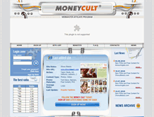 Tablet Screenshot of moneycult.com